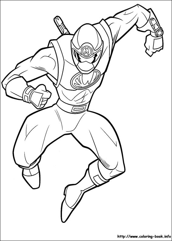 Power Rangers coloring picture